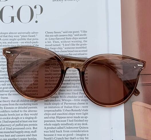 Cyxus Polarized Sunglasses For Women Anti Glare Reflection UV400  Fashion Sun Eyewear Clear Vision Round Frame Outdoor Driving Cycling Eyeglasses  1945