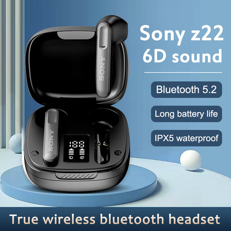 SONY Z22 Wireless Headset Bluetooth V5.2 In-ear Earbuds Sports Bluetooth Headphone Earphones HiFi Stereo Music with Charging Box
