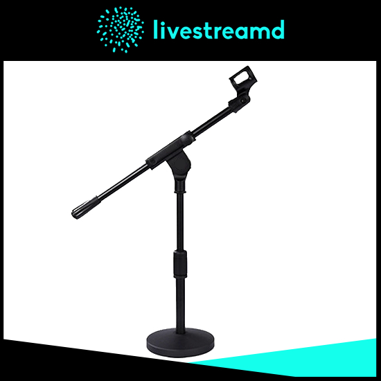 Professional Tabletop Microphone Stand for Podcast, Live streaming and Music Recording, Desktop Table Mic Stand, Desktop Microphone Stand, microphone stand for desktop, microphone stand for table, tab