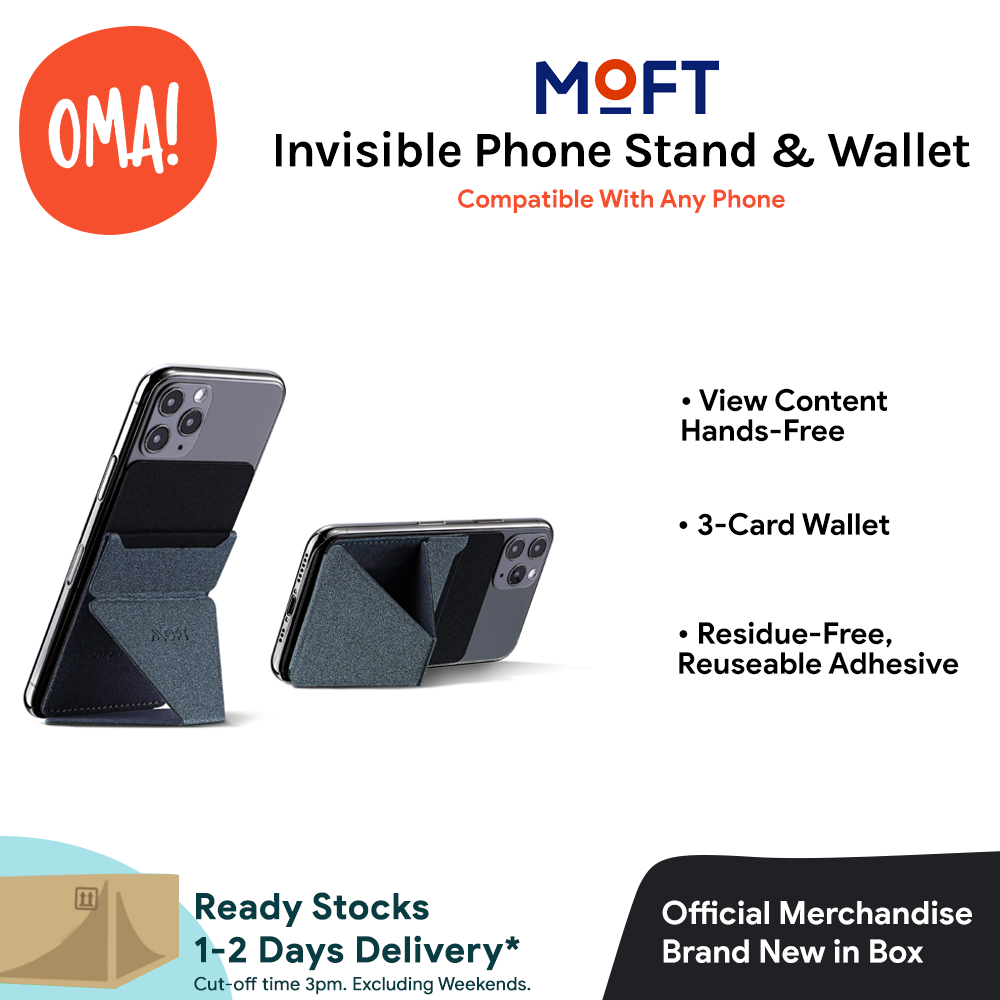 Moft Invisible Phone Stand & Wallet | Adhesive Version (Latest Gen)