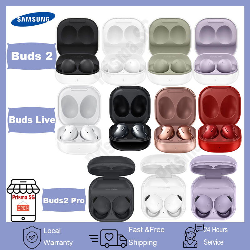 SAMSUNG Galaxy Buds2 Pro / Buds 2 / Buds Live / Bluetooth Headset Samsung Buds 2 Pro True Wireless Earphones Music Earbuds Imported Version