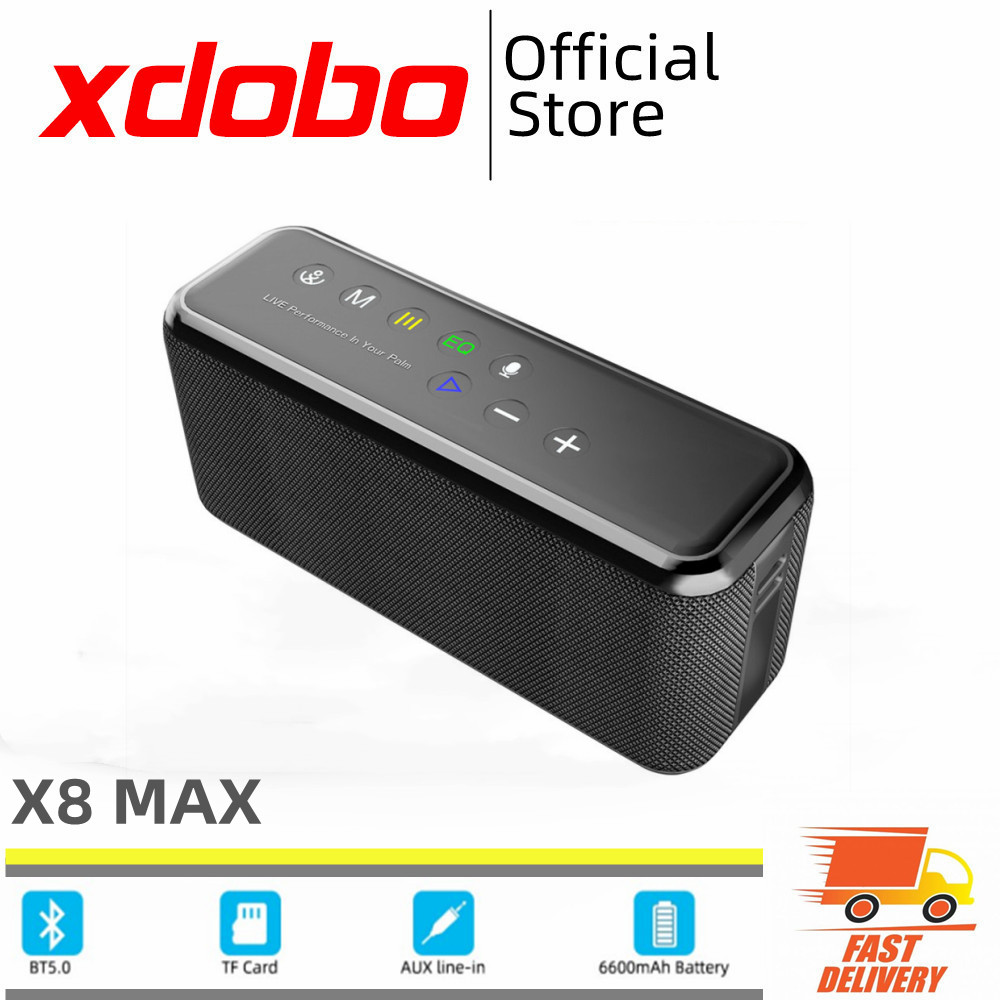 XDOBO X8 MAX 100W Super Bass IPX5 Waterproof Subwoofer TWS Bluetooth 5.0 20000mAh Stereo Speaker for Parties Home Outdoor